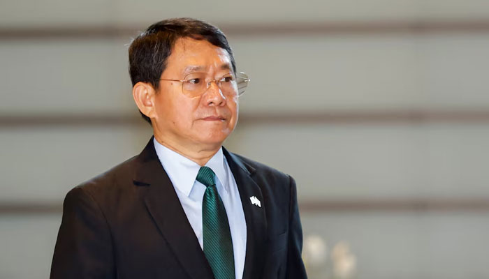 Philippine National Security Adviser Eduardo Ano arrives to meet Japanese Prime Minister Fumio Kishida at the prime ministers office in Tokyo, Japan, June 15, 2023. — Reuters