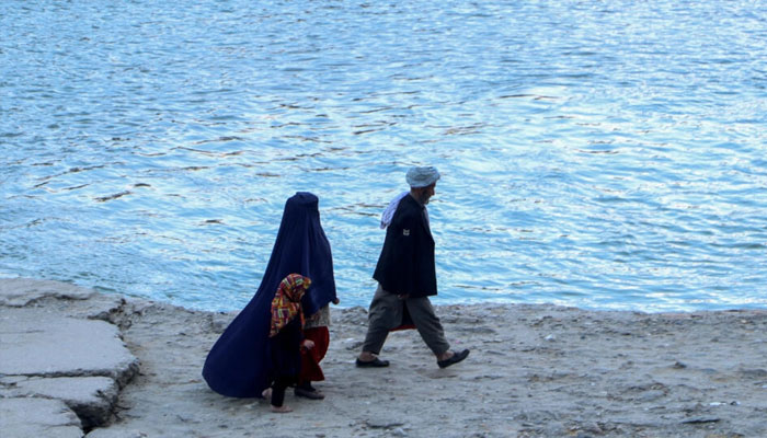 An Afghan family seen in this undated photo. — AFP/File