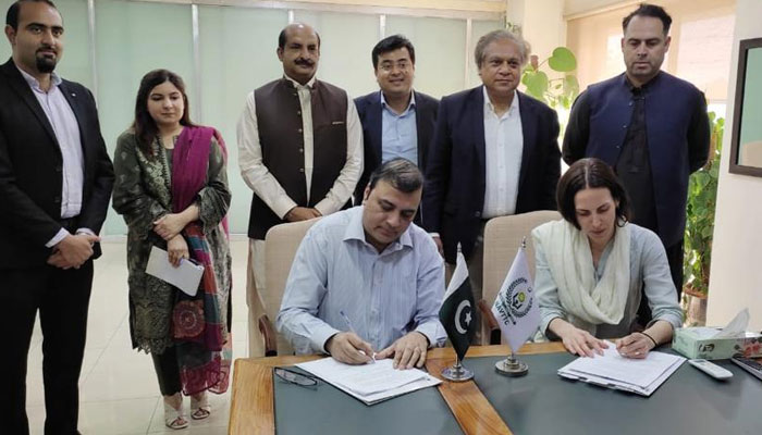 An implementation agreement under the TVET-SSP is signed between GIZ global Project Build4Skills and NAVTTC. — navttc website