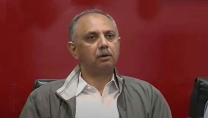 Pakistan Tehreek-e-Insaf (PTI) leader and NA Opposition Leader Omar Ayub Khan. — YouTube screengrab/Geo News/File