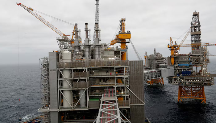 A general view of the Equinors Johan Sverdrup oilfield platforms in the North Sea, Norway. — Reuters/File