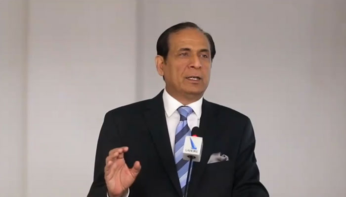 President of BAA-Pakistan Dr Sohail Saqlain speaking during an event. — Screengrab via Facebook/Multi Sectoral Nutrition Center, Planning & Development Board, Punjab/File