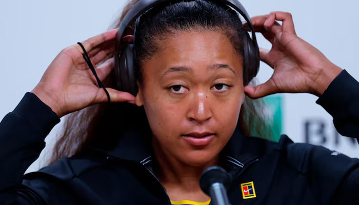 Japans Naomi Osaka during the press conference on May 25, 2024. — Reuters