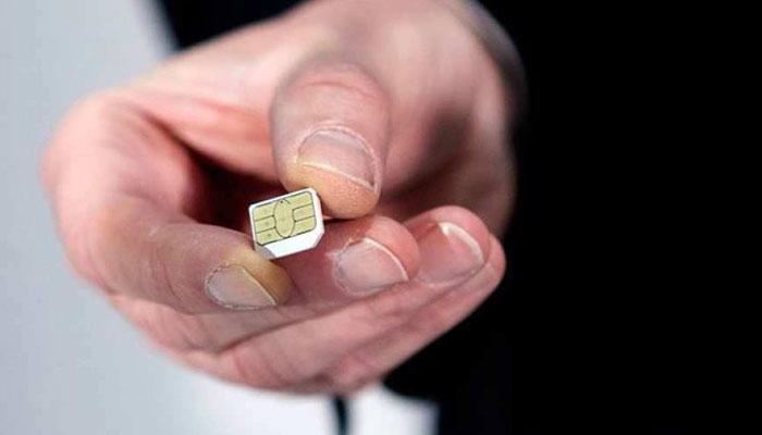 A representational image of a mobile phone Sim. — AFP/File