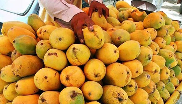 Representational image of mangoes on a vendors cart. — APP File