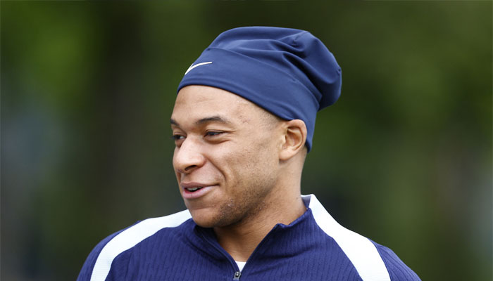 Frances Kylian Mbappe during a training session.— Reuters/file