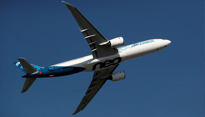 An Airbus A330neo aircraft performs during the inauguration of the 53rd International Paris Air Show at Le Bourget Airport near Paris, France, June 17, 2019. — Reuters