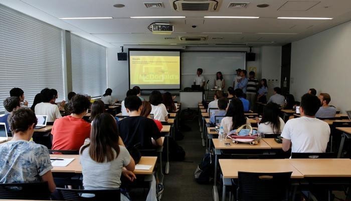 A representational image of university students attending a class. — Reuters/File