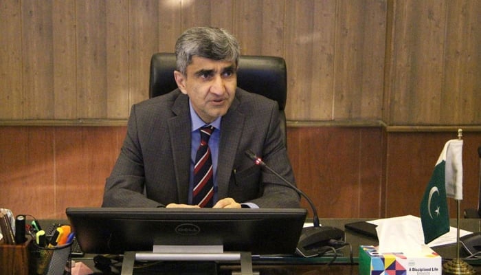 Chairman P&D Board Iftikhar Ali Sahoo chairing the meeting on October 19, 2023. — X/@PnD_Punjab