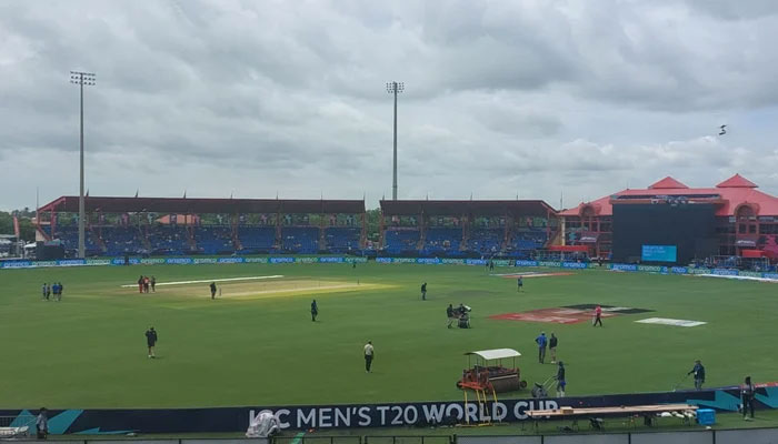 This image captured and released on June 14, 2024, shows the Central Broward Regional Park Stadium Turf Ground, in Florida, US ahead of the ICC Mens Twenty20 World Cup match between Ireland and the US. — Faizan Lakhani