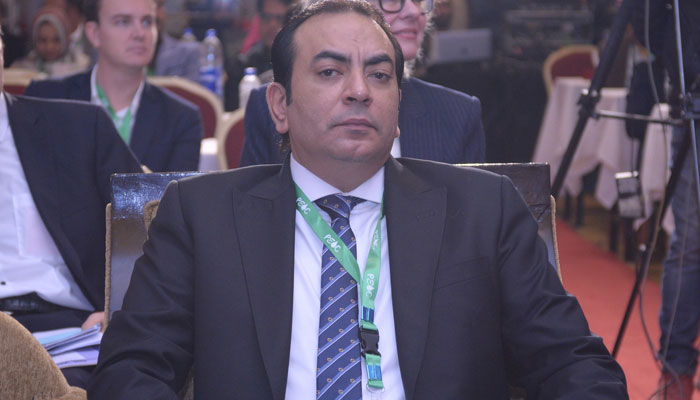 The image released on Jan 15, 2024 shows President of the FPCCI Arif Ikram Sheikh at an event.  — Facebook/atifikramsheikh