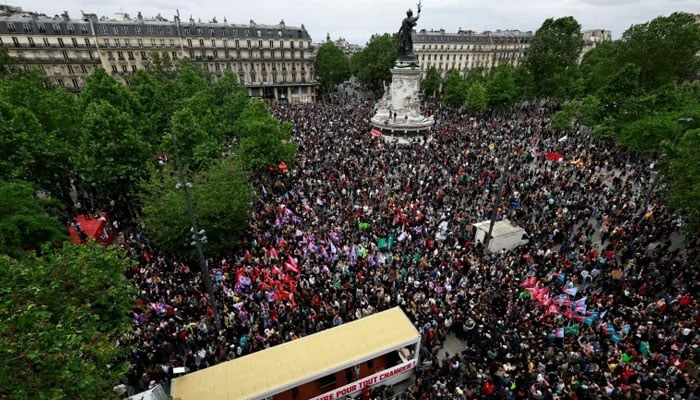 A quarter of a million people took part, police said. — AFP File