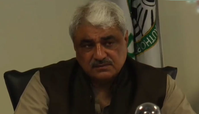 Punjab Provincial Health Minister and Chairman Cabinet Committee for Disaster Management Khawaja Salman Rafique chairs a meeting of the PDMA on June 22, 2024. — Screengrab via Facebook/Khawaja Salman Rafique