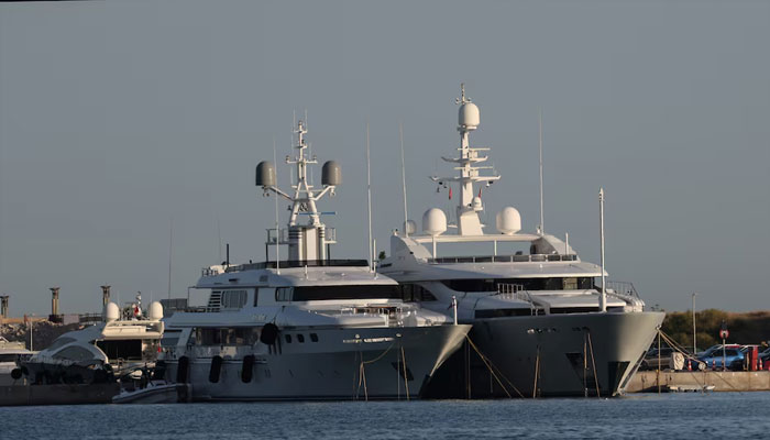 A representational image of yachts parked at a jetty in Greece on June 23, 2024. — Reuters