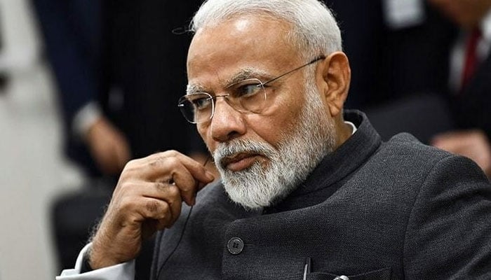 Indias Prime Minister Narendra Modi attends a meeting with former US President Donald Trump and Japanese Prime Minister Shinzo during the G20 Osaka Summit in Osaka on June 28, 2019. — AFP/File