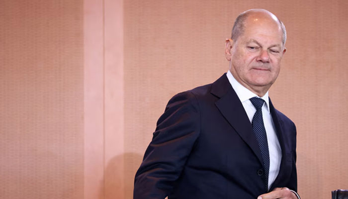German Chancellor Olaf Scholz attends a cabinet meeting at the Chancellery in Berlin, Germany June 26, 2024. — Reuters
