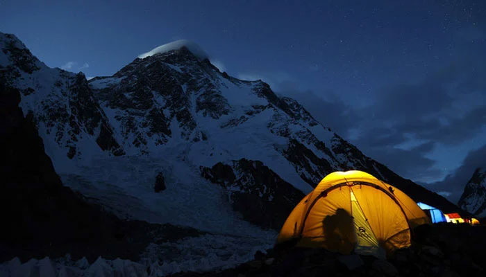 A representational image taken on July 15, 2023 of K2, world’s second tallest mountain from its Base camp in the Karakoram range of Gilgit–Baltistan. — AFP