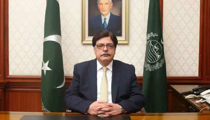 Punjab Ombudsman Major (retd) Azam Suleman Khan poses for a photo at his office. — Punjab Ombudsman Website/File