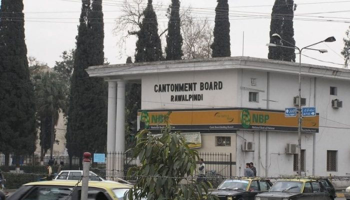 Rawalpindi Cantonment Board (RCB) building is seen in this undated picture. — APP