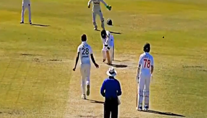 An image from a game between Pakistan Shaheens and Bangladesh A.— X@atifaallam331/file