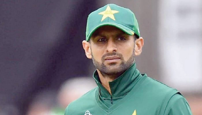 Former Pakistan skipper and veteran all-rounder Shoaib Malik. — AFP/File