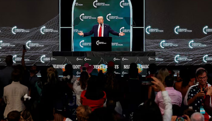 Republican presidential candidate Donald Trump seen in this image on July 26, 2024. —  Reuters