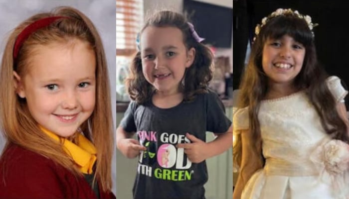 A combination image of undated family handout photos shows (L-R) Elsie Dot Stancombe, Bebe King and Alice Dasilva Aguiar, victims of a knife attack during a dance event in Southport, Britain. . — Reuters/File