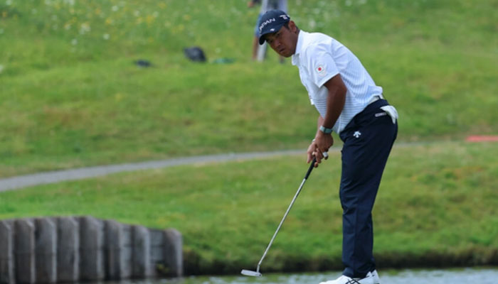 Hideki Matsuyama seen playing in this image. — AFP/file