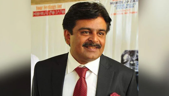 Sindh Education Minister Syed Sardar Ali Shah seen in this image on April 11, 2024. — Facebook/@sardarshah.offical