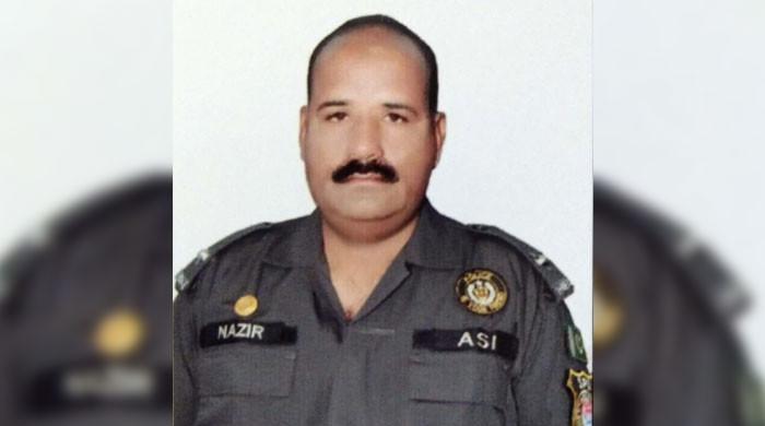 Martyred ASI paid tributes