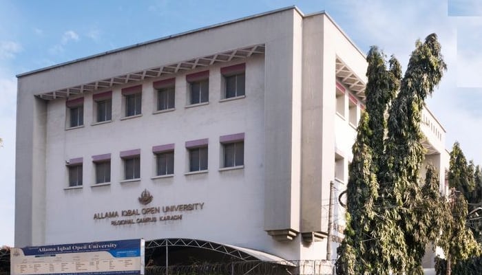 Allama Iqbal Open University (AIOU) can be seen in this image. — AIOU website/file