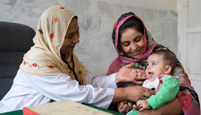 A representative image showing a doctor inspecting a child. — AKF website/File