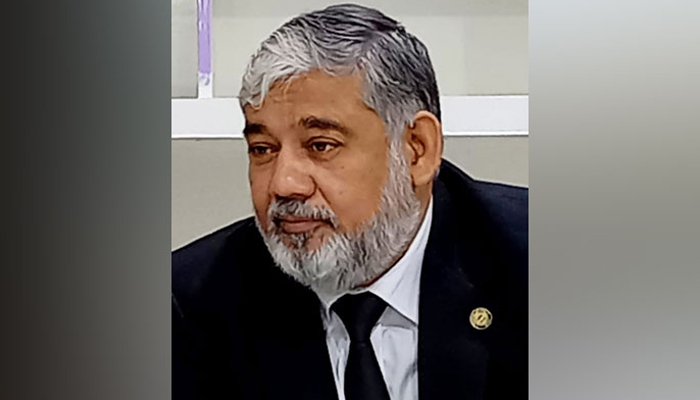 Insaf Lawyers Forum (ILF) leader Moazzam Butt seen in this image. — Facebook/@muazzamlawfirm/file