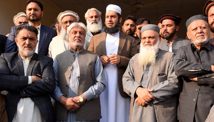 Mayor Peshawar Zubair Ali speaks after the resolution of a dispute between employees and the Peshawar Metropolitan Government Mayor released on December 5, 2023. — Facebook/Zubair Ali Mayor Peshawar