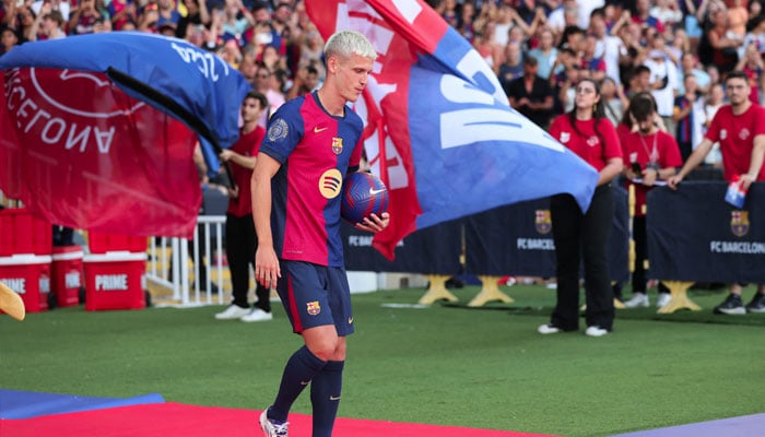 An undated image of FC Barcelonas Dani Olmo. — Reuters/file