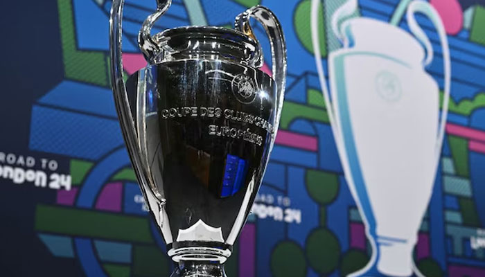 A representational showing Champions League trophy. — AFP/File