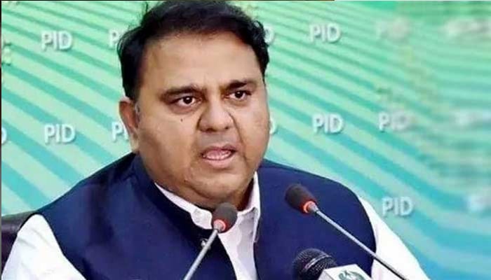 Former Federal Minister Fawad Chaudhry speaks during a press conference. — PID/File
