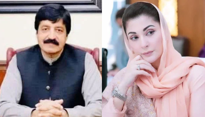 This combo of images shows, Governor Punjab Sardar Saleem Haider (left) and Chief Minister Punjab Maryam Nawaz Sharif (right). — Facebook/Sardar Saleem Haider Khan/Maryam Nawaz Sharif/File