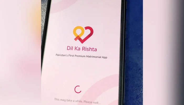 This image taken on May 22, 2024, shows the Dil Ka Rishta app open on a mobile screen. — Geo. tv/Kashif Suri