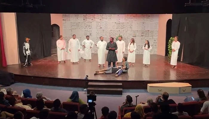 Actors performing at Arts Council of Pakistan in Karachi on October 2, 2024. — Instagram/@acpkhiofficial