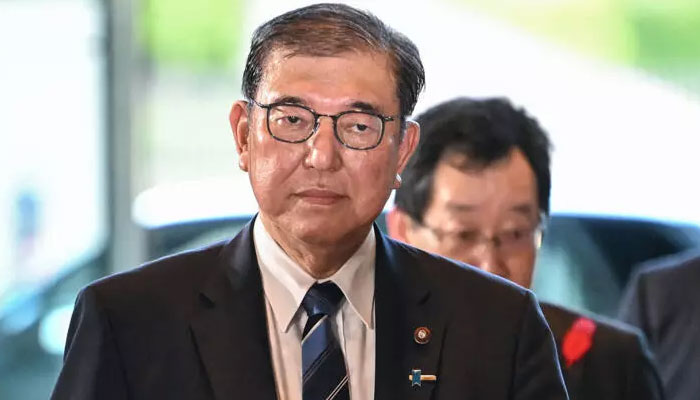 Japanese PM Shigeru Ishiba, arrives at the prime ministers office in Tokyo on October 1, 2024. — AFP