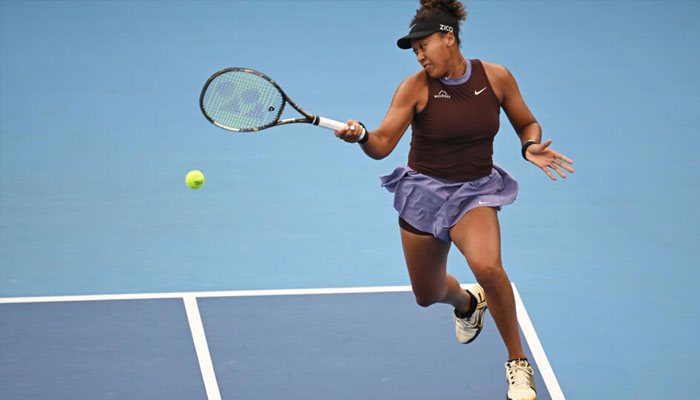 Tennis player Naomi Osaka seen in action.— AFP/file