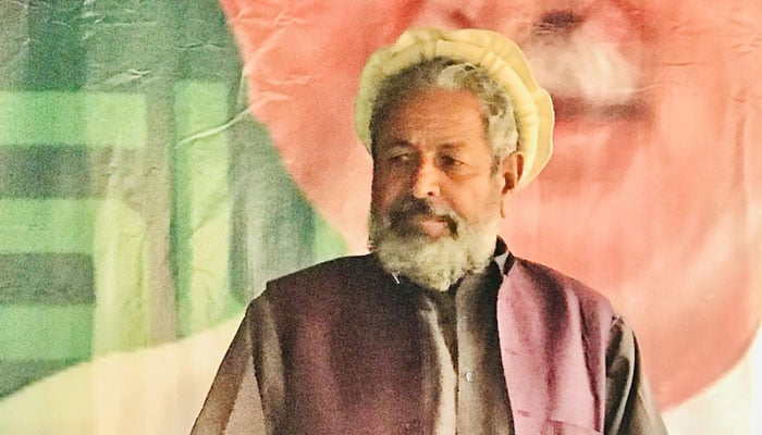 An undated image of PPP senior leader Haji Jalat Khan (late). — Facebook@Hajijalatkhanpk8/File