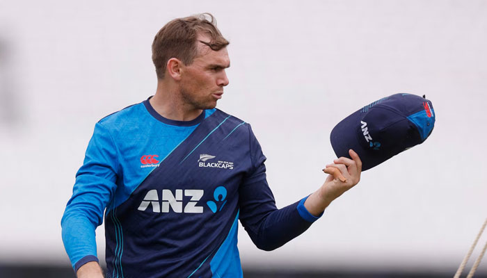 New Zealands Tom Latham during practice on September 12, 2023. – Reuters/File