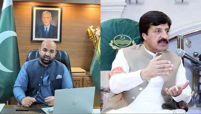 A collage of Punjab Provincial Education Minister Rana Sikandar Hayat (left) and Punjab Governor Sardar Saleem Haider Khan. — Facebook@RanaSikandarHayat.Official/@SardarSaleemHaiderKhan/file