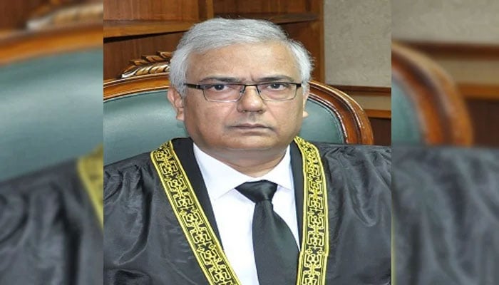 Supreme Court Justice and head of constitutional benches Amin-ud-Din Khan.— SC website/file