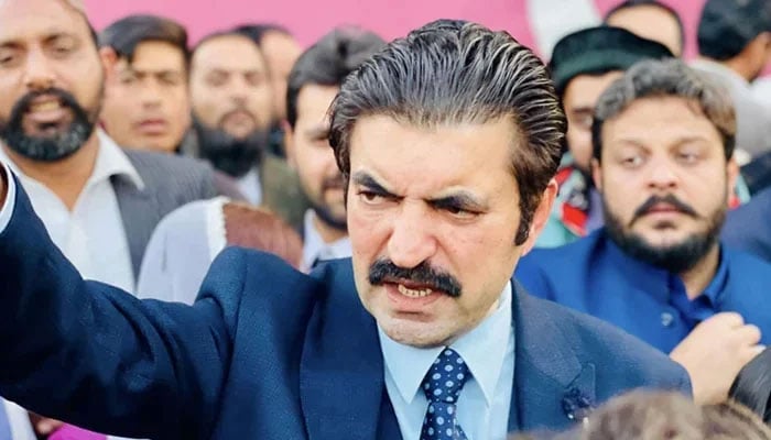 PTI leader and Member National Assembly (MNA) Sher Afzal Marwat in this undated photo. — Facebook@Rayaan.Khan.Marwat/File