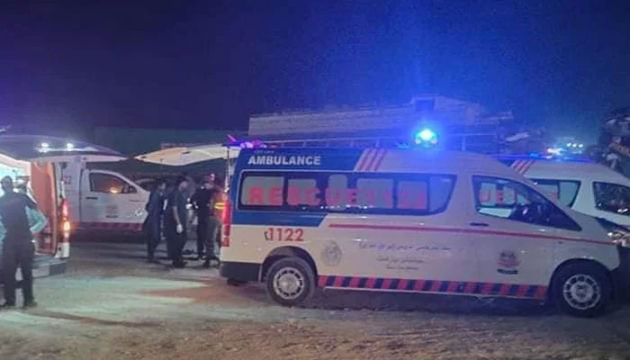 A representational image showing ambulances parked at an incident site. — Facebook/File