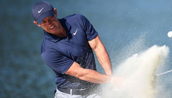 Golf player Rory McIlroy seen playing a shot.— AFP/File