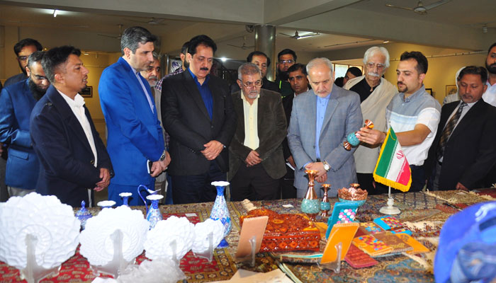 A delegation seen on a visit at an event at the Punjab Council of Arts.— Facebook@artscouncilrawalpindi/file